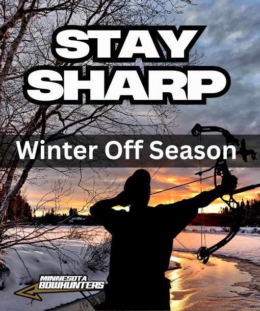 Bowhunters in the winter